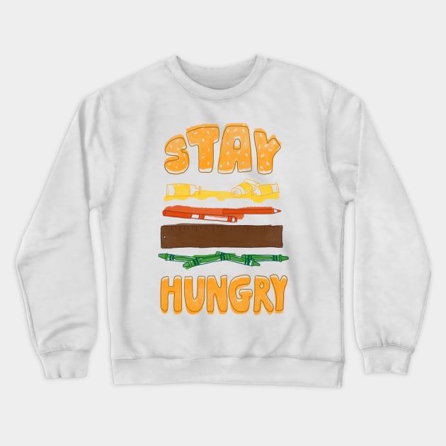 Art Attack Crewneck Sweatshirt by MidnightCoffee